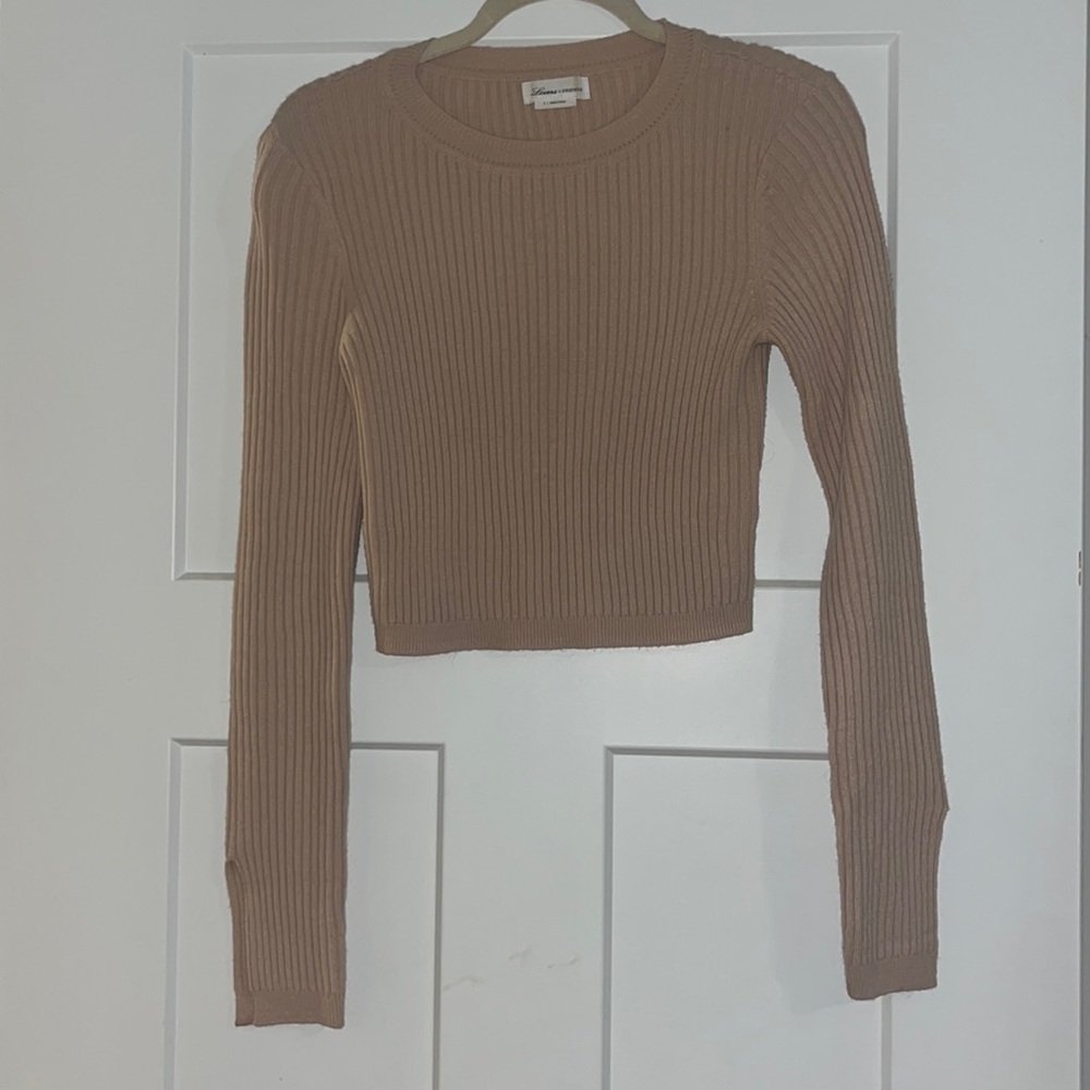 Lovers + Friends split sleeve sweater